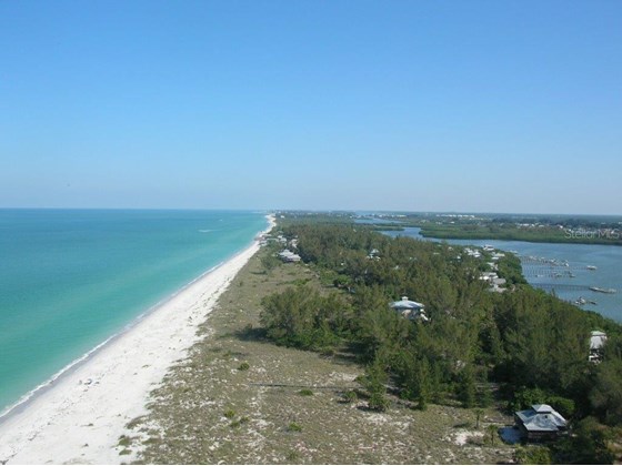 Aerial View of the uncrowded Beach. - Single Family Home for sale at 62 Tarpon Way, Placida, FL 33946 - MLS Number is D6121925