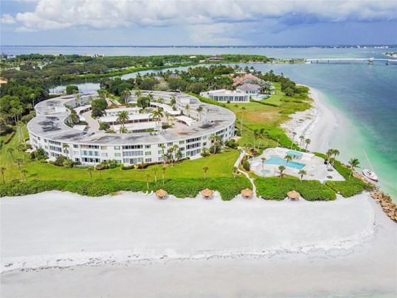 Complex Aerial Layout - Condo for sale at 100 Sands Point Rd #205, Longboat Key, FL 34228 - MLS Number is T3330615
