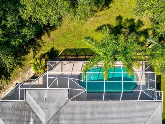 Pool aerial - Single Family Home for sale at 1518 Bel Air Star Pkwy, Sarasota, FL 34240 - MLS Number is A4506654