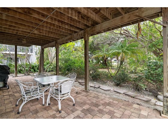Ground level covered patio - Single Family Home for sale at 231 64th St, Holmes Beach, FL 34217 - MLS Number is A4518052