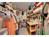 The bonus space is 8'x6' and is currently used for storage and a small workshop.  Your vision could transform it to something that better fits your needs and lifestyle. - Condo for sale at 244 Saint Augustine Ave #104, Venice, FL 34285 - MLS Number is A4518081