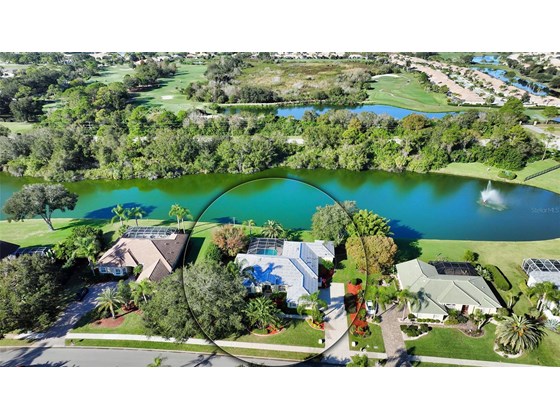 Situated on a private, lakefront lot - Single Family Home for sale at 8821 Misty Creek Dr, Sarasota, FL 34241 - MLS Number is A4521942